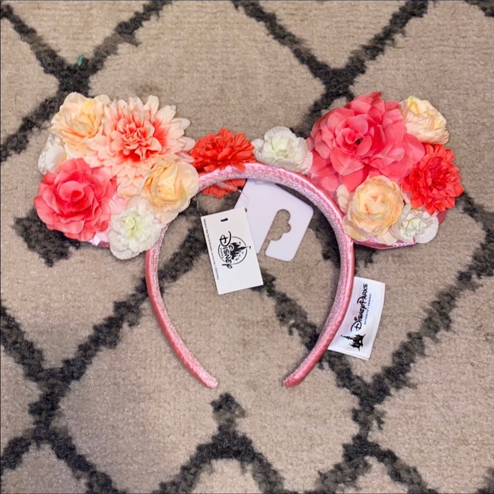 Floral Disney Mouse Ears